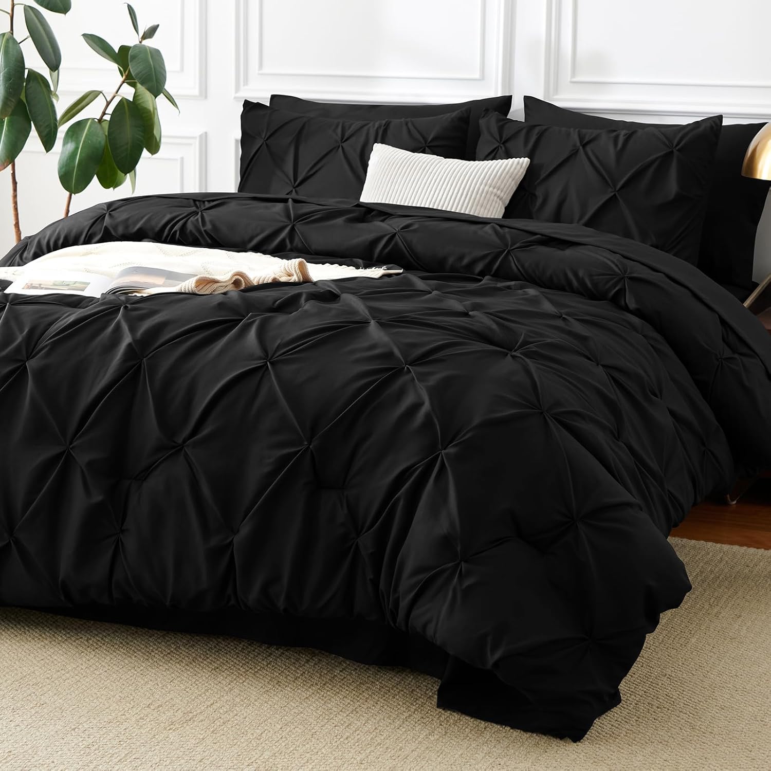 Black Queen Comforter Set - Cozy Seasons