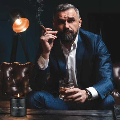 Men’s Scented Candle Set – 4 Pack Aromatherapy Gift Set - Cozy Seasons