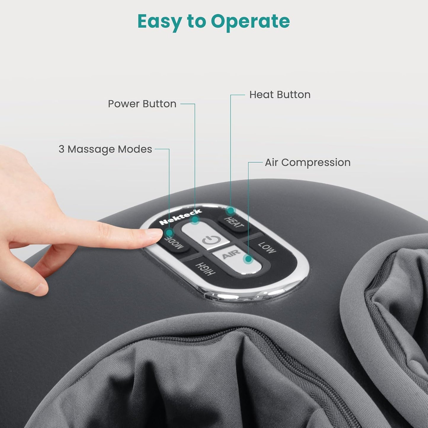 Shiatsu Foot Massager with Heat – Relaxation & Wellness at Home - Cozy Seasons