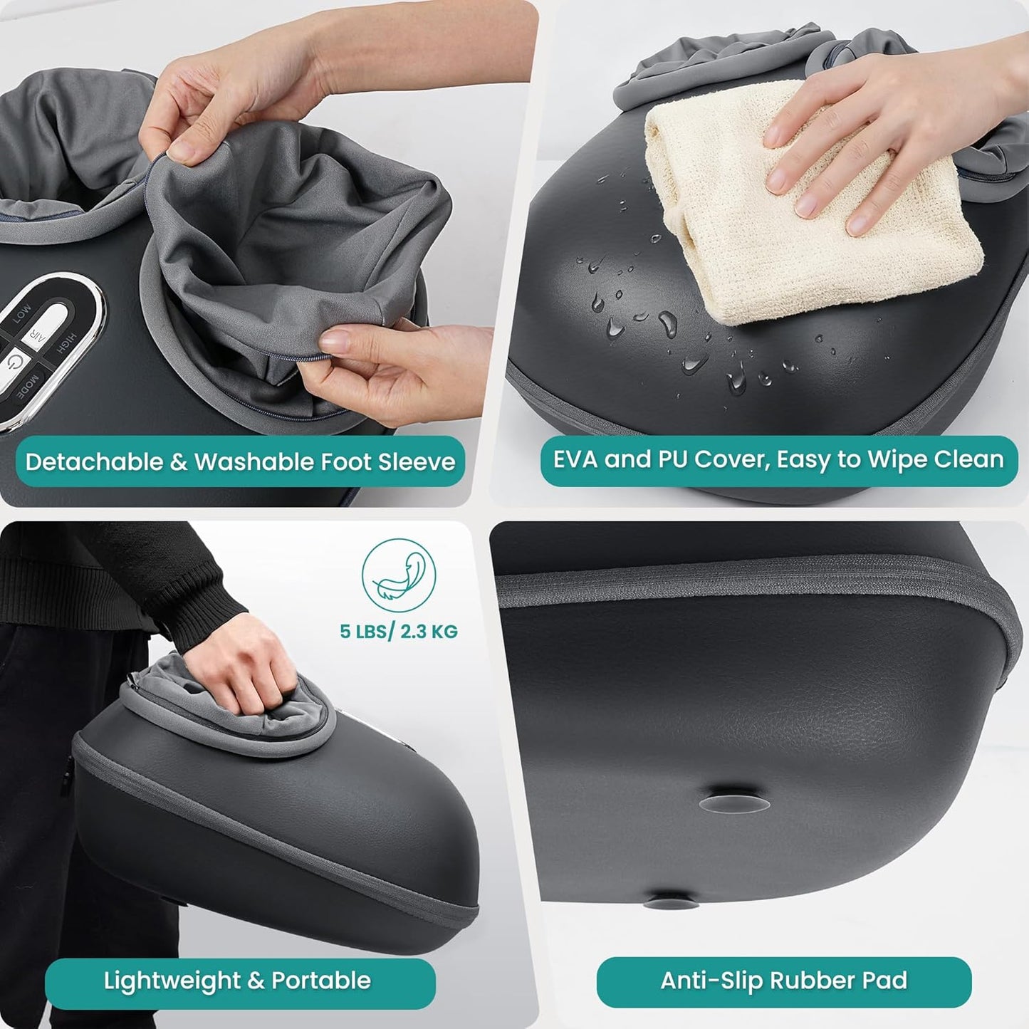 Shiatsu Foot Massager with Heat – Relaxation & Wellness at Home - Cozy Seasons